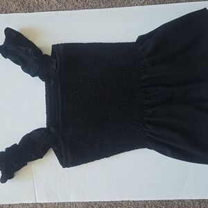 Tank top with ruffled peplum